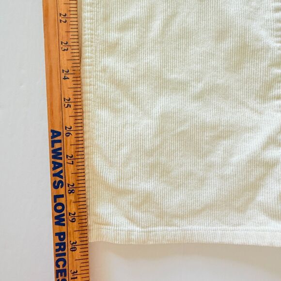 Vineyard Vines Cream Corduroy Straight Leg Soft Texture Neutral Casual Pants 2 - Picture 6 of 6